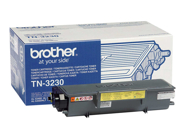 Brother Tn3230 - Sort - Original - Tonerpatron - For Brother Dcp-8070, Hl-5340, 5350, 5370, 5380, Mfc-8370, 8380, 8880, 8890