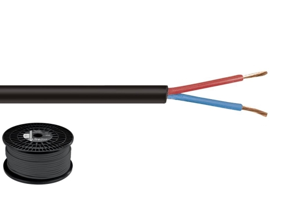 Monacor SPC-515/SW, 100 m, Svart | Datortillbehör - Kablar & adaptrar - Ljudkablar | GameStuff