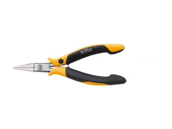 Wiha Z 38 0 04, Nåletang, Stål, Sort, Gul, 120 mm, 59 g