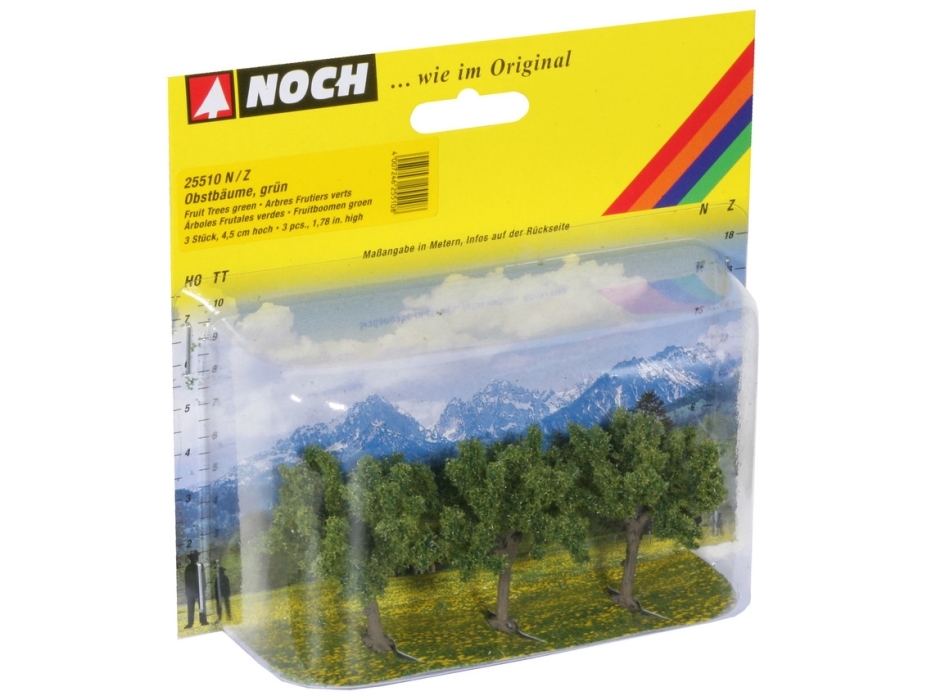 NOCH 25510, Grön, 3 styck | Hobby - Modelljärnväg - Markbyggnader | GameStuff