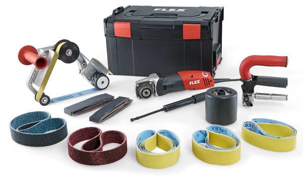 Flex BSE 14-3 INOX Set, Rystepudser, Sort, Rød, 1000 rpm, 3500 rpm, 1,9 cm, Strøm | Elverktyg - Prof. Elverktyg 230V - Slipmaskin | GameStuff