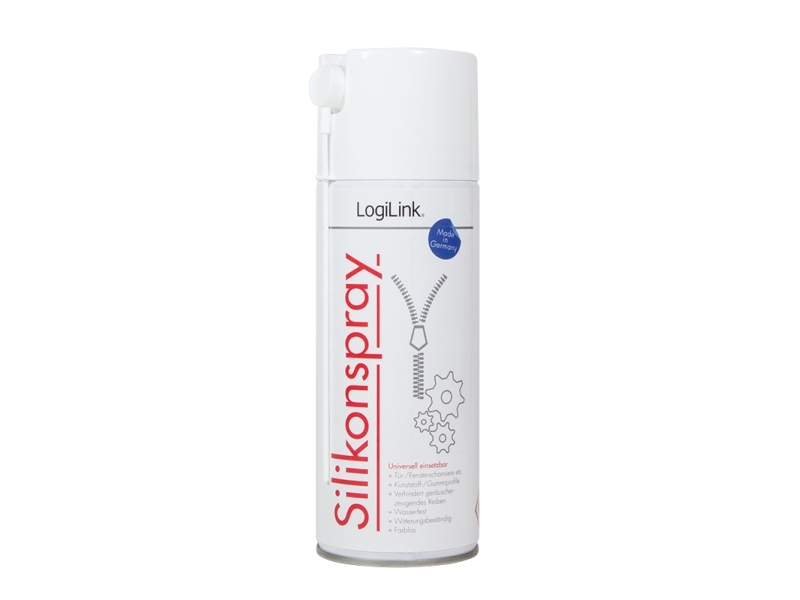 LogiLink RP0015, Metal, Plast, Gummi, 400 ml, Aerosol spray