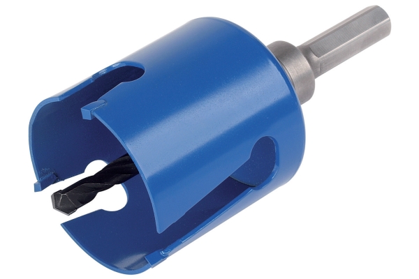 Wolfcraft Gmbh 4006885387904, Hulsav, Rund Skæreborebit, Højre Rotation, 5 Cm, 60 Mm, Mursten, Kalksten