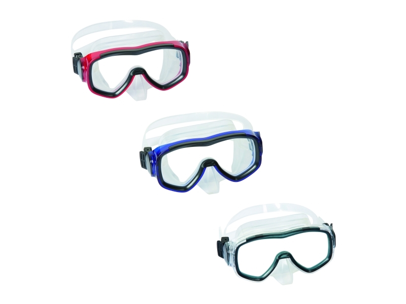 Bestway 22018, Lapsi, Koko kasvojen naamio, Vapaasukellus, Karkaistu lasi, Sininen, Vihreä, Punainen, 14 vuosi/vuosia