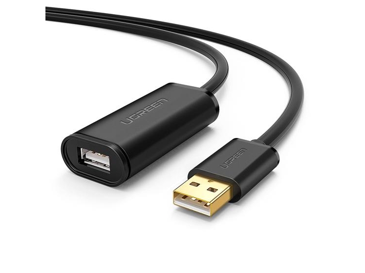 Ugreen 10324, 20 M, Usb A, Usb A, Usb 2.0, 0,48 Gbit/S, Schwarz
