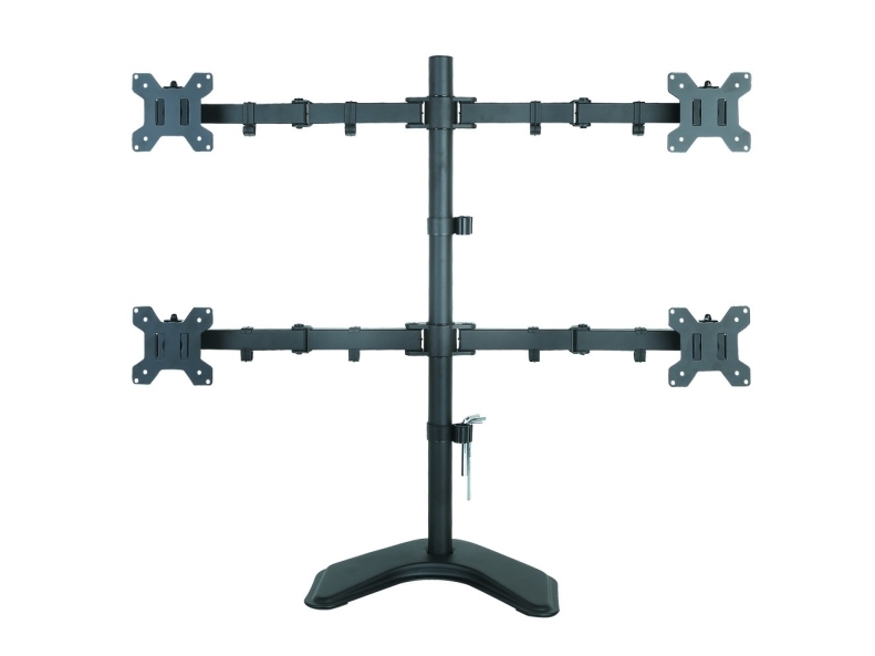 Techly Tischständer Für 4 Monitore 13" - 27" (Ica-Lcd 2540)