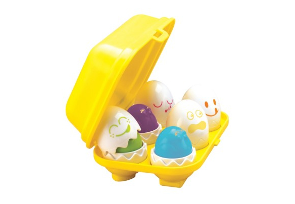 Tomy Toomies Hide Squeak Eggs, 0,5 Jahr(E), Kunststoff, Mehrfarbig