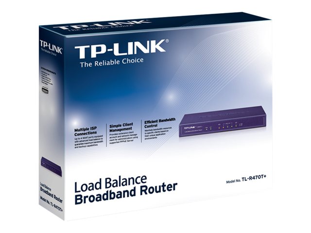 Tp-Link Loadbalance-Breitbandrouter, Ethernet-Wan, Schnelles Ethernet, Schwarz