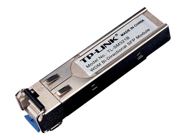 TP-Link TL-SM321B - SFP-sändar/mottagarmodul (mini-GBIC) - 1GbE - 1000Base-BX - LC/UPC enkelläge - upp till 10 km - 1310 (TX) / 1550 (RX) nm - för P/N: TL-SG3452XP V1 | Datortillbehör - Nätverk - Övriga tillbehör | GameStuff