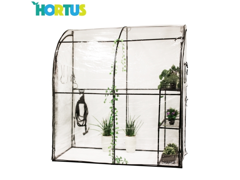 HORTUS Väggväxthus i plast 215 x 200 x 100 cm (211-206) | Trädgården - Växthus - Växthus | GameStuff