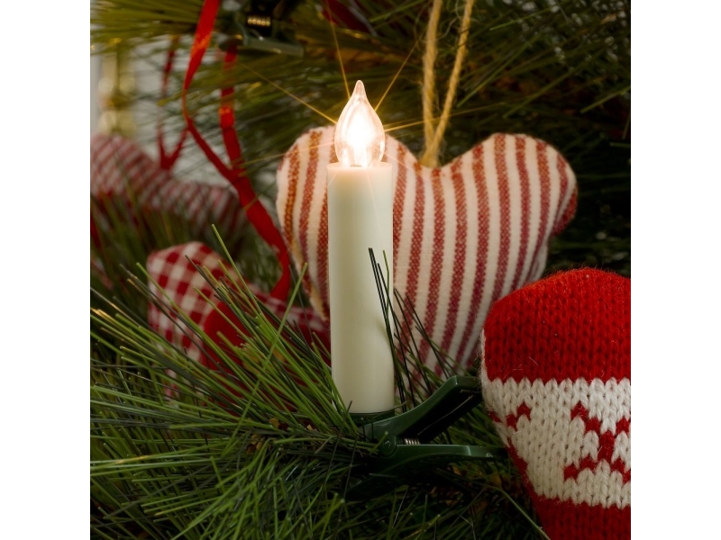 Konstsmide 1901-100, Ljusdekoration, figur, Vit, Plast, IP20, Kronljuslampa, 10 lamp(or) | Julen - Konstgjord belysning - Ljuskronor och blockljus | GameStuff