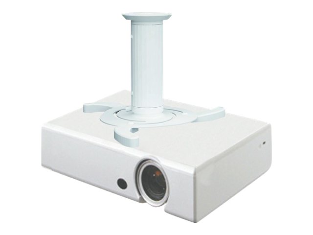 Neomounts Beamer-C80white Beamer Deckenhalterung - H 13-20 Cm - Volle Bewegung, Zimmerdecke, 15 Kg, Weiß, Stahl, Manuell, 130 - 200 Mm