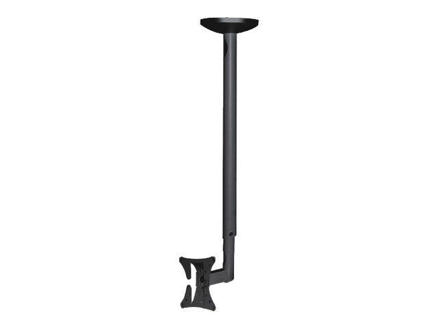 Neomounts Fpma-C050black Monitor-/Tv-Deckenhalterung 10-30" - H 60-85 Cm, 50 X 50 Mm, 100 X 100 Mm, 0 - 40°, 0 - 180°, Stahl, Schwarz