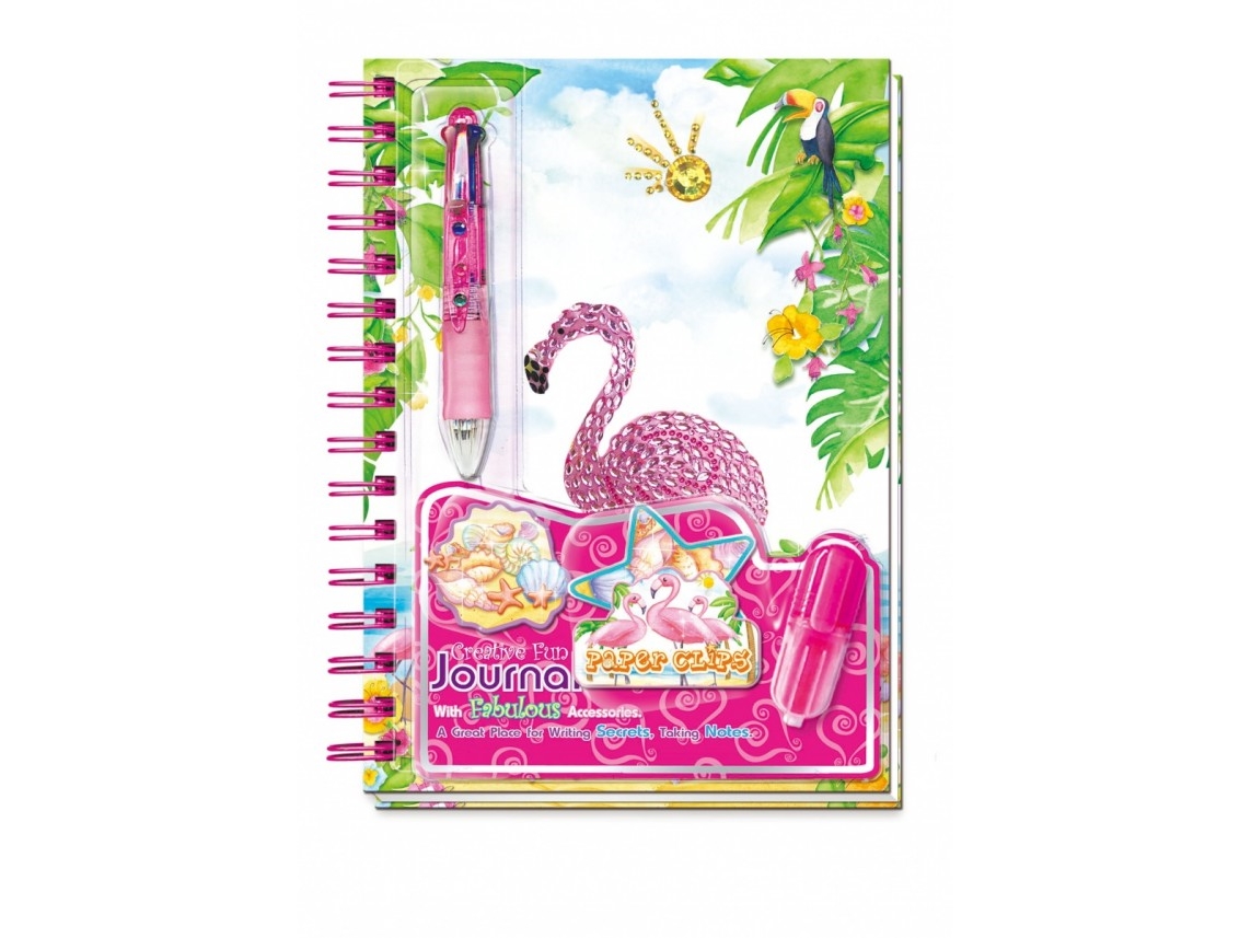 Pecoware 533Fm Diary On Spiral Flamingo
