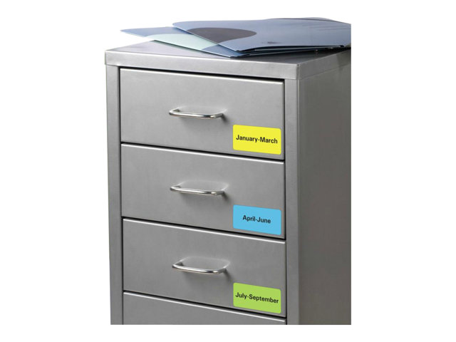 Avery L6036-20, Rot, Selbstklebendes Druckeretikett, A4, Papier, Laser/Inkjet, Entfernbar