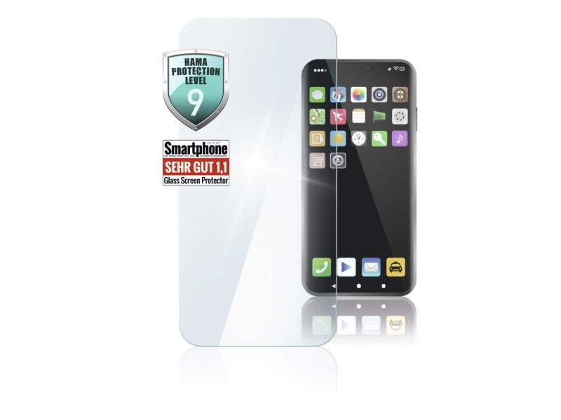 Hama Premium Crystal Glass Clear Screen Protector Mobiltelefon/smartphone Huawei P40 Lite Stötbestandigt Slagtåligt Slagtåligt Reptåligt Tra
