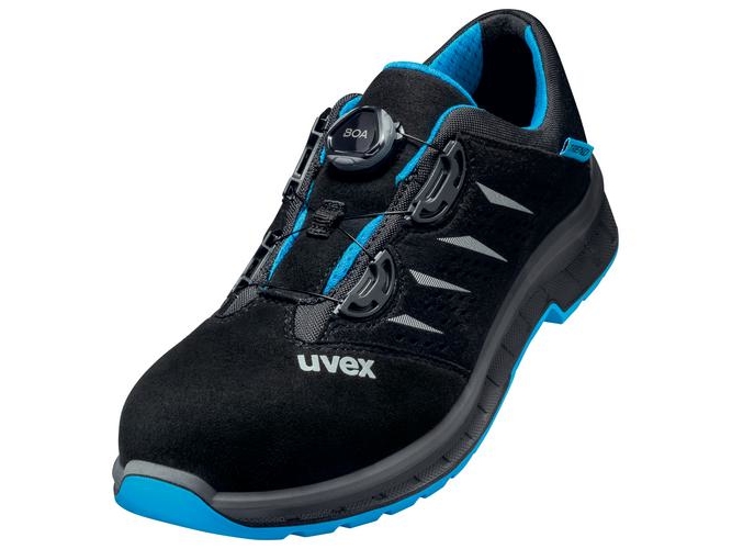 69382, Hankjønn, Voksen, Safety Shoes, Svart, Blå, Steel Toe, Esd,P,S1,Src