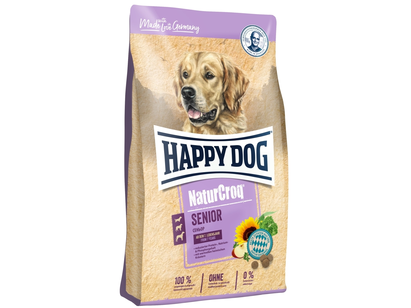 Happy Dog Naturcroq Senior, Voksen, 4 Kg