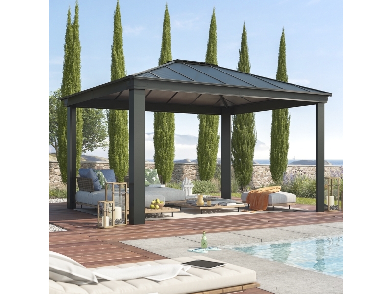 Pavillon Dallas 4300, antracitgrå Palram - Canopia (540-117)