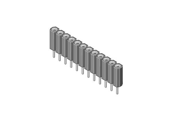 MPE-Garry 115-1-036-0-MTF-XS0, Pin header, Sort, Metallic, Kobber, 260 °C, Lige, Hunstik