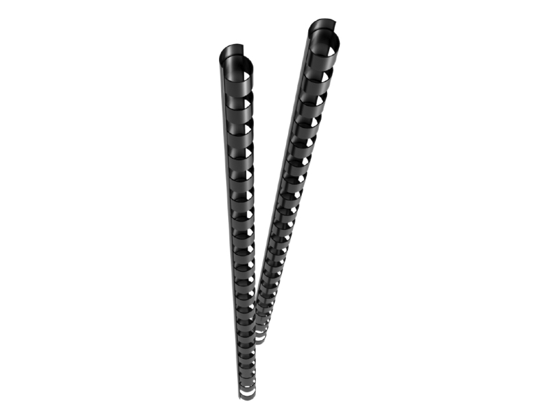Genie 12367, Bindende Kam, Sort, Plast, 6 Mm, 60 Mm, 60 Mm