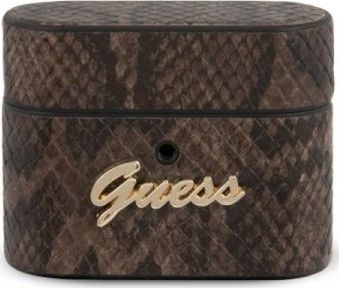 Guess skyddsfodral GUACAPPUSNSMLBR Python Collection till AirPods Pro (brun)