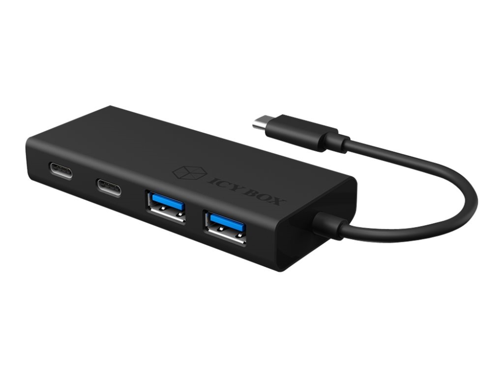 ICY BOX IB-HUB1426-CPD - Hubb - 4 x SuperSpeed USB 3.0 - skrivbordsmodell | Datortillbehör - Kablar & adaptrar - USB-hubbar | GameStuff