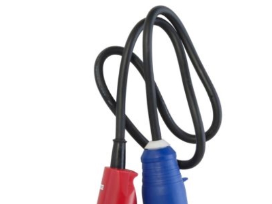 E-line adapter CEE - CEE Stikprop 3 pol. t/DK forl. led m/j, 230V/16A, 1m 3G1,5 | Annan EL - Övriga artiklar | GameStuff