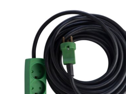 E-line Kabelsats DK 3G1,5 - H07RN-F, DK-kontakt/3 uttag m/j, neopren, 230V/16A, 15m | Annan EL - Övriga artiklar | GameStuff