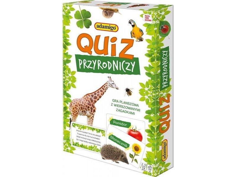 Adamigo Nature Quiz Pædagogisk Spil