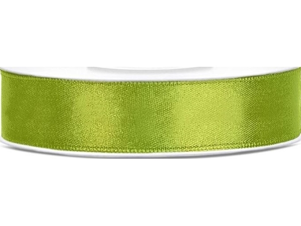 Lime Grøn Satinbånd 12Mm