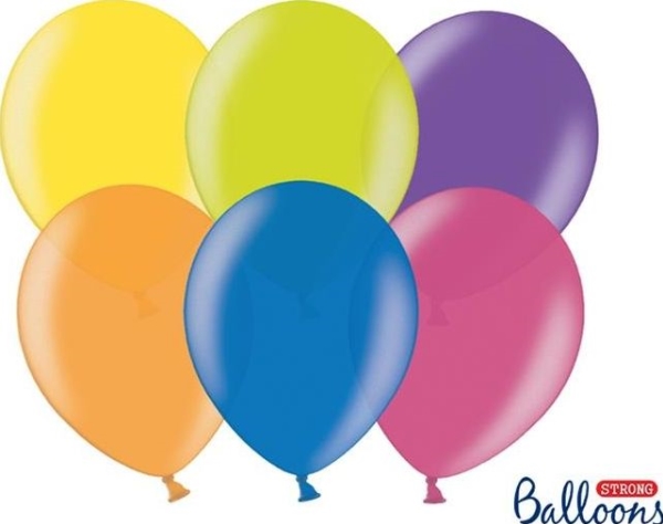 Party-Deko Luftballons Strong, Metallischer Mix, 30 Cm, 100 Stk.