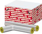 22 x 40 mm Rockwool aluskål med tape