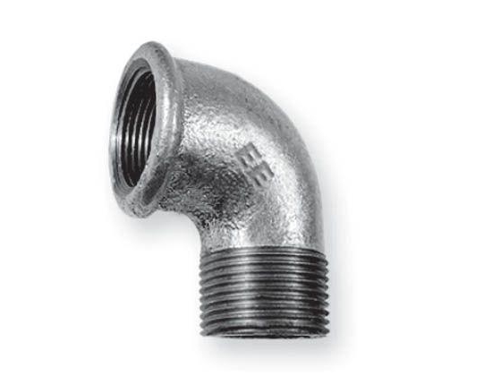 Zawiercie Foundry 90 graders armbåge A4 3/4 galvaniserad - 13759 | VVS Artiklar - Rör & Kopplingar - Svetsningrör och rördelar | GameStuff