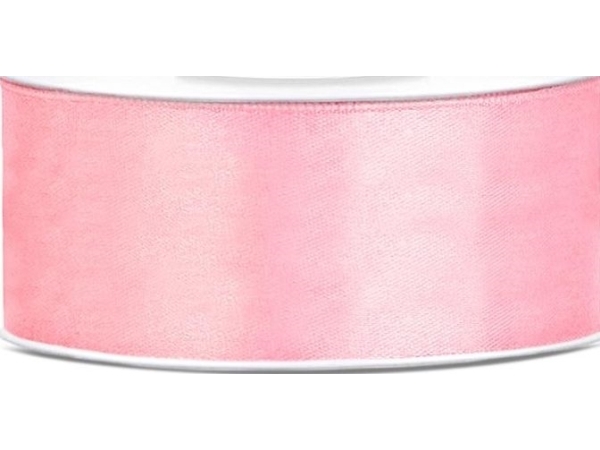 Rosa Satinband 25Mm