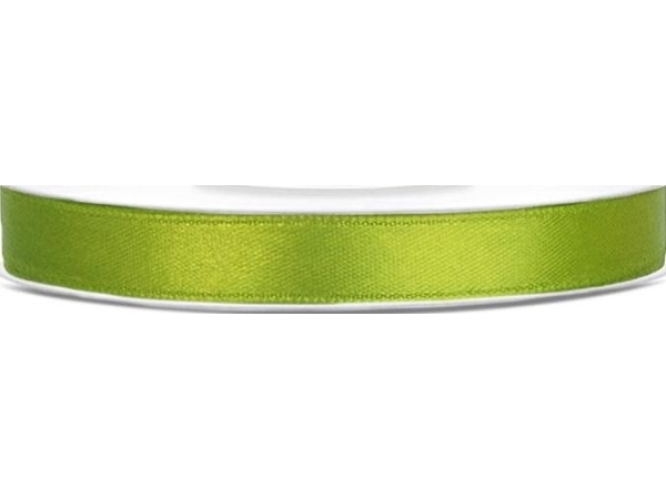 Limonengrünes Satinband 6Mm
