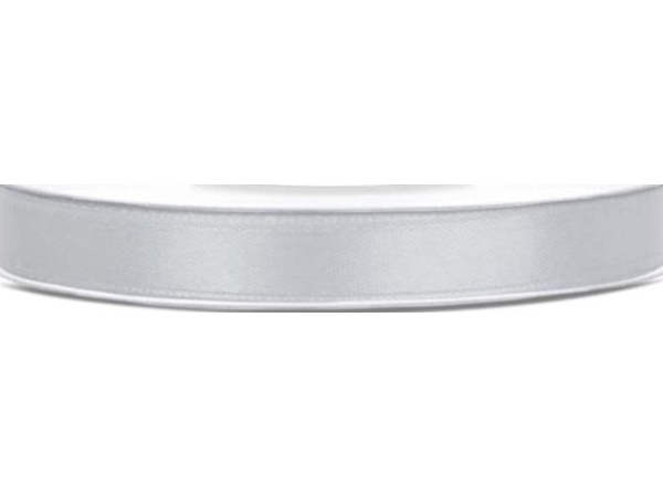 Silbernes Satinband 6Mm