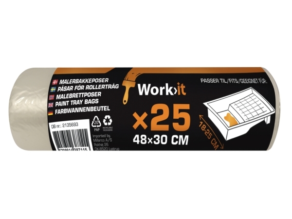 Work-It Work&Gtit Malbeutel 48×30 Cm Rolle Mit 25 Stück