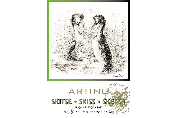 Skissblock A4 70g 40 sidor | Skola & Hobby - Konstmaterial - Papper | GameStuff