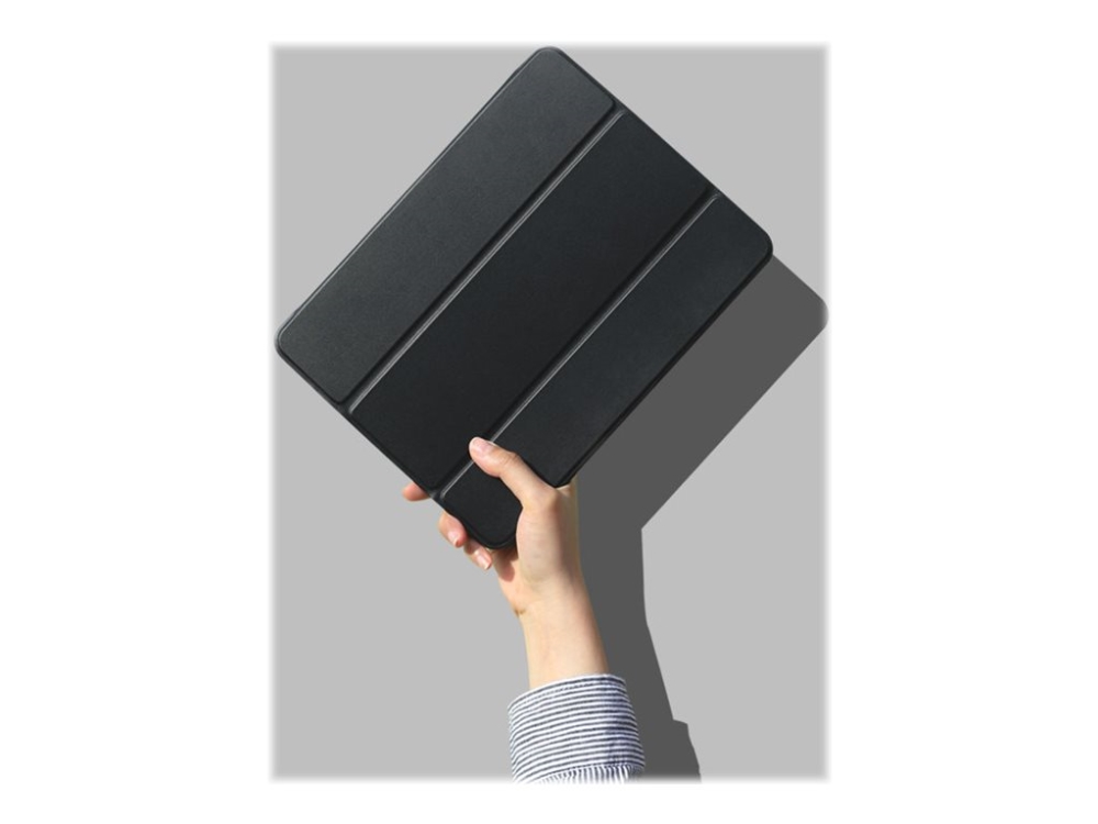 Estuff - Skærmdække Til Tablet - Polyuretan-Læder, Termoplastisk Polyuretan (Tpu) - Sort - 10.2" - For Apple 10.2-Inch Ipad (7. Generation)