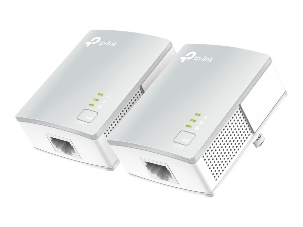 Tp-Link Tl-Pa4010 Kit - Starter Kit - Powerline-Adaptersæt Homeplug Av (Hpav) - Kan Sluttes Til Vægstik (Pakke Med 2)