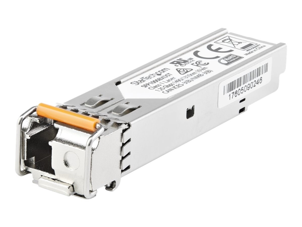 Startech.com Dell Emc Sfp 1g Bx10 U Compatible Sfp Module 1000base Bx U 1 Gigabit Ethernet Bi Directional Bidi Fiber Single Strand Sfp Lc 10km