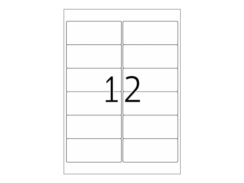 HERMA Special - Papper - matt - flyttbar självhäftning - vit - 99.1 x 42.3 mm 300 etikett (er) (25 ark x 12) adresslappar | Papper & Emballage - Förpackning - Etiketter och märkning | GameStuff