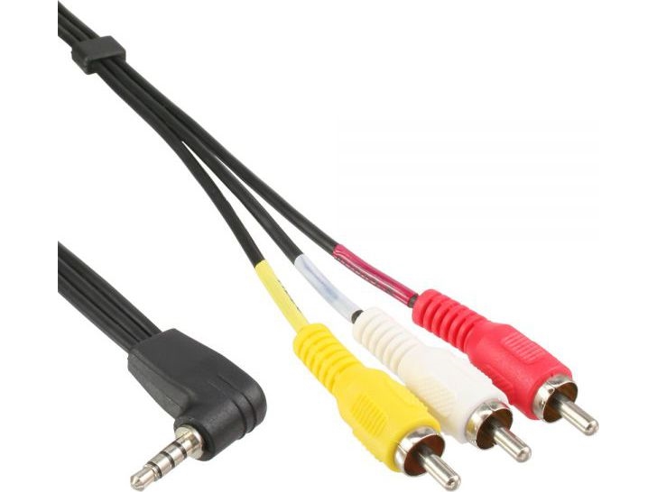 Inline 3 X Rca Uros - 3,5 Mm Uros -Av-Kaapeli