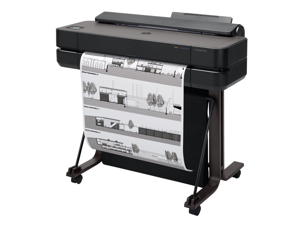 HP DesignJet T650 - 36" stor-format printer - farve - blækprinter - A0, ANSI D, Rulle (91,4 cm x 45,7 m) - x 1200 dpi - op til 0.45 min./side (mono) /