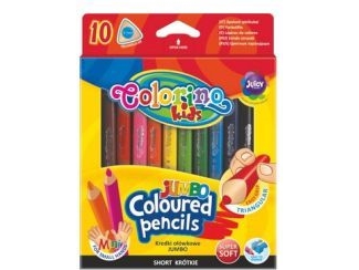 Farveblyanter 10Kol Mini 6,5Cm Jumbo Colour