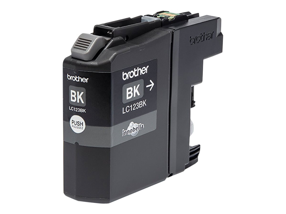Brother Lc123bk - Højtydende - Sort - Original - Blækpatron - For Brother Dcp-J100, Dcp-J105, Dcp-J132w, Dcp-J4110dw, Dcp-J552dw, Dcp-J752dw
