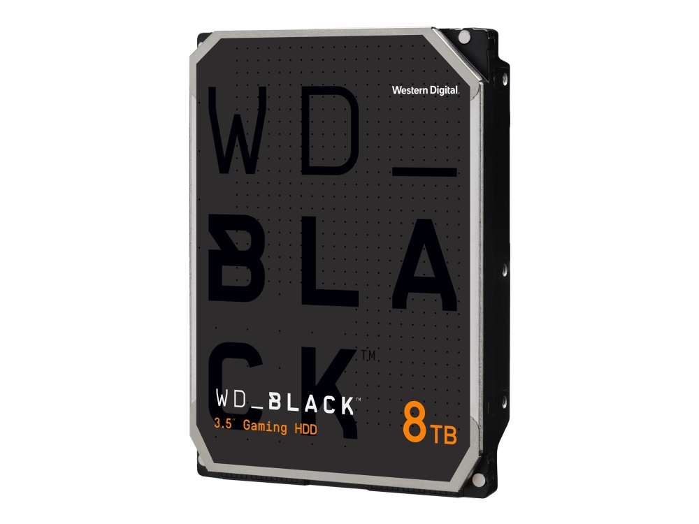 Wd Black Wd8001fzbx - Harddisk - 8 Tb - Intern - 3,5" - Sata 6Gb/S - 7200 Rpm - Buffer: 256 Mb