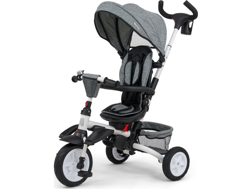 Milly Mally Milly Mally Trehjuling 6in1 Stanley Grå | Utomhus - Familj - Sittvagnar | GameStuff