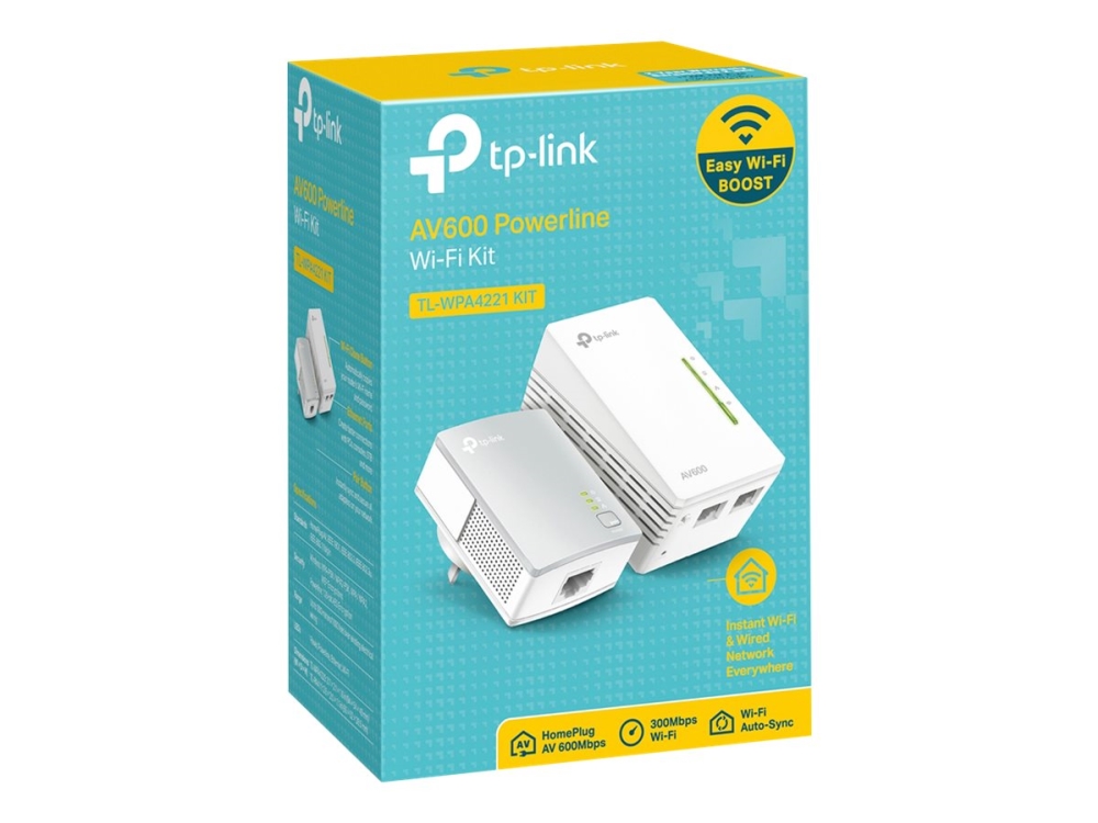 TP-Link AV600, 600 Mbit/s, IEEE 1901, IEEE 802.11b, IEEE 802.11g, IEEE 802.11n, IEEE 802.3, IEEE 802.3ab, IEEE 802.3u, Typ E, Snabb Ethernet, 10,100 Mbit/s, Wi-Fi 4 (802.11n) | Datortillbehör - Nätverk - HomePlug/Powerline | GameStuff